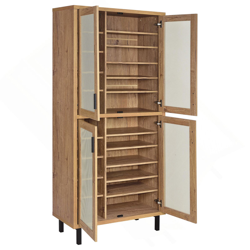 Armoire de rangement pour chaussures 4 portes