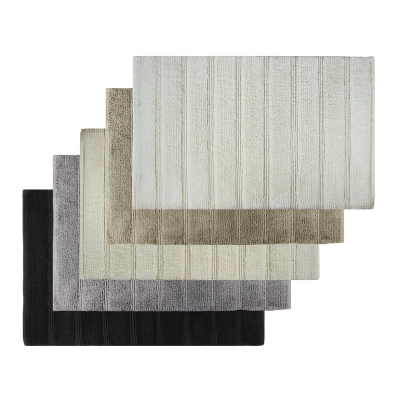 Bedwell Non-Slip Bath Rug, Grey