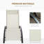 Chaise longue inclinable 67,3 po Nourith