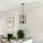 Minimalist 4 - Light Dimmable Modern Industrial Geometric Square/Rectangle Lantern Chandelier For Kitchen Island Dining Room Foyer Hallway-108236768