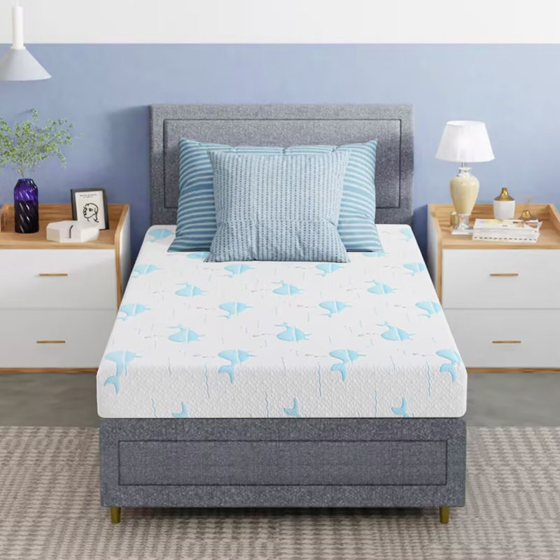 Firm Gel Infused Memory Foam Mattress, Twin XL, 6"