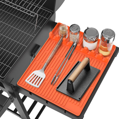 Large Silicone Spatula Mat With Drip Pad