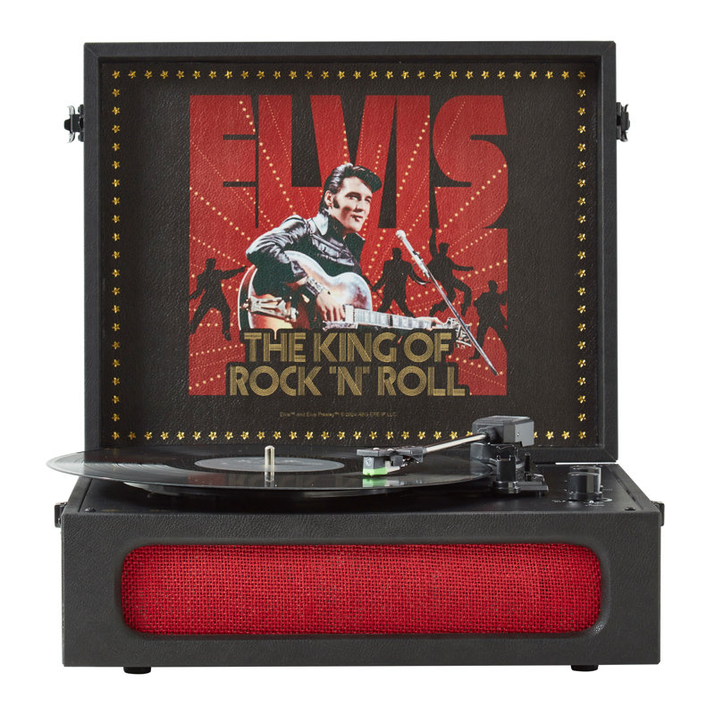 Arkrocket X Elvis Bluetooth Protable Record Player - Elvis Presley '68