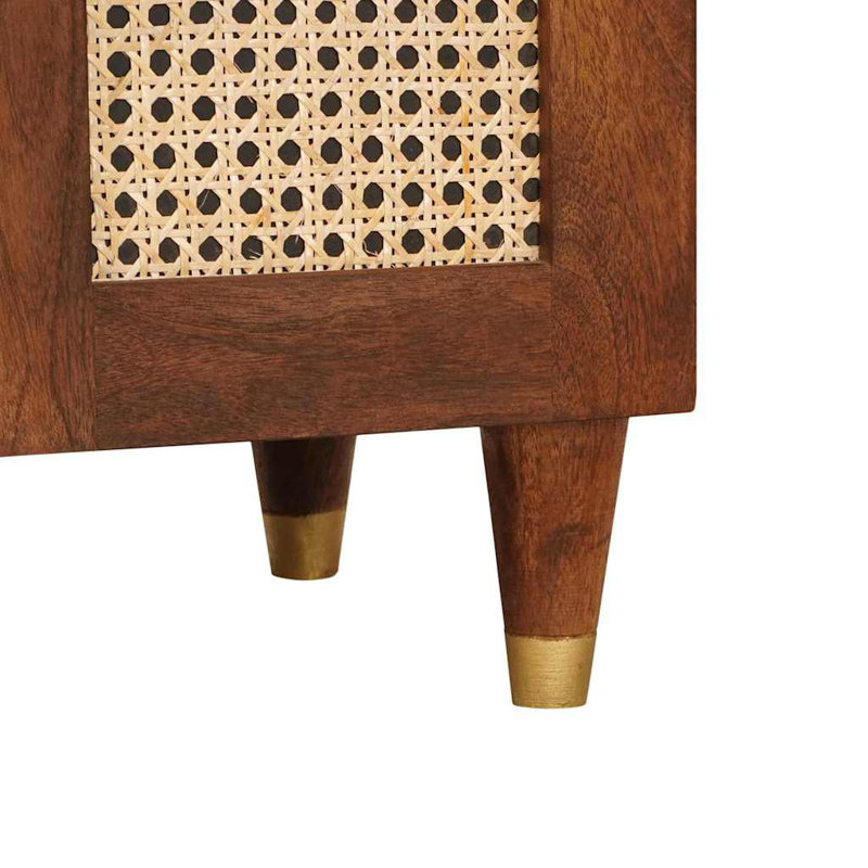50cm W Solid Wood Bedside Table