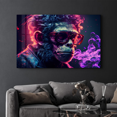 Elegant Tempered Glass Wall Art Painting, 13.8 x 21.7 inches | 100% Tempered Glass, Thickness: 0.16 inches | UV Printed for Vibrant Colors | Perfect for Home Decor, Living Room, & Office Spaces
