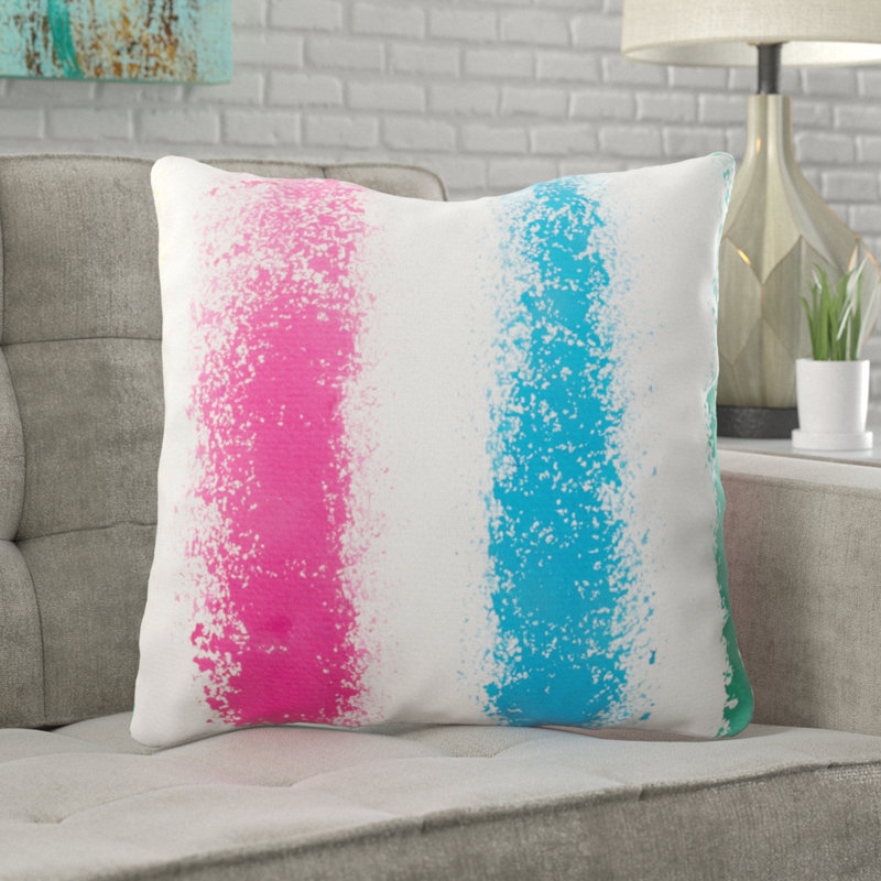 Coussin watercolour Delvale, Microsuède, Intérieur