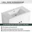 Meuble-lavabo autoportant avec lavabo en résine