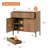Union Rustic Modern Minimalist Nightstand Set Of 2, Wood End Table,Reeded Design Bedside Table For Bedroom, Living Room,Entryway-717060898