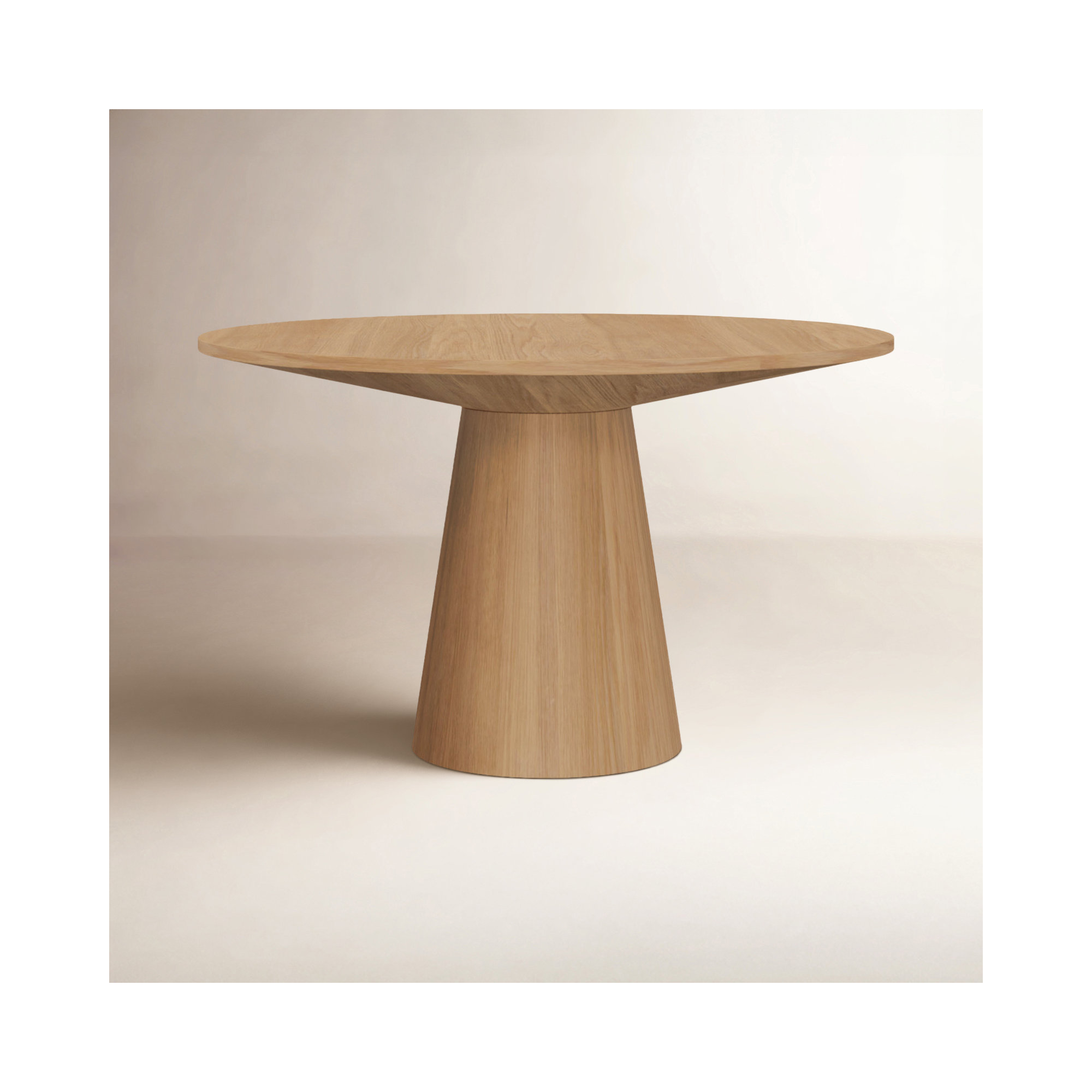 Astraea Single Coffee Table, 17.5" H x 29" L x 29" W, Natural