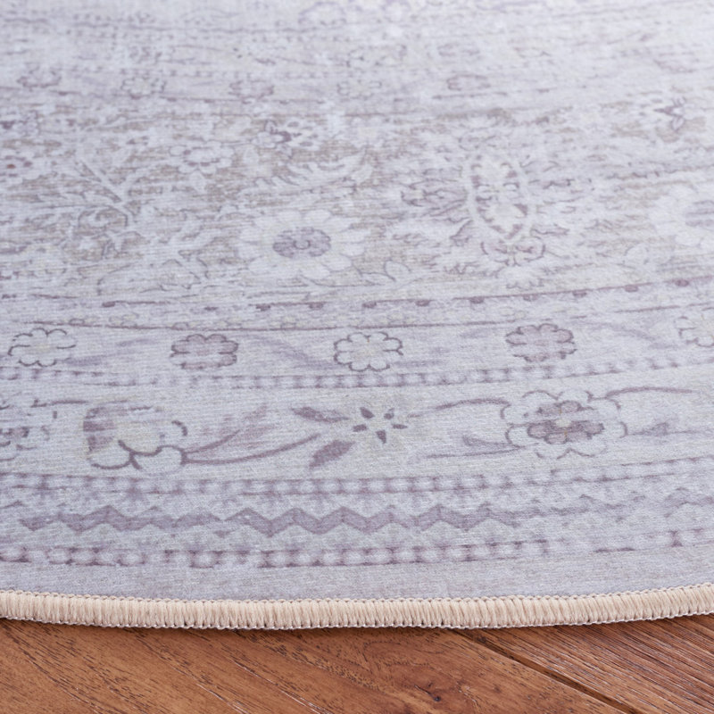 Tapis oriental mauve / beige Ally, Rectangle 8 pi x 10 pi