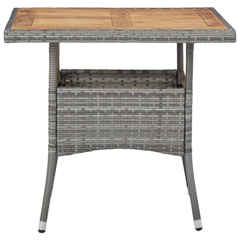 Bodaway Square Outdoor Dining Table , 80cm cm W 80cm cm D, Grey