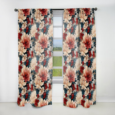 Kimono Whispers II - rideau abstrait - velours obscurcissant - 1 panneau