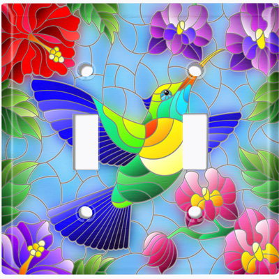 Plaque murale Mosiac Flying Bird Tile