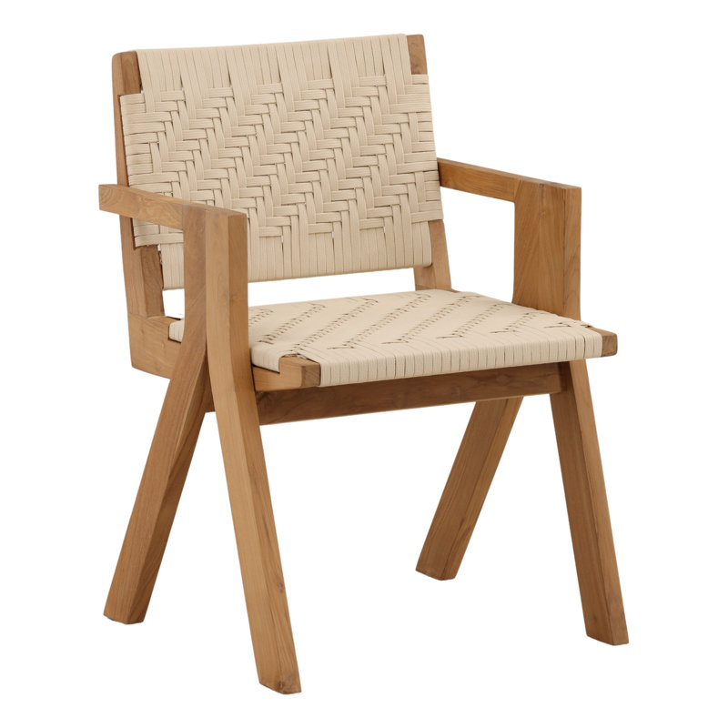 Mesa Outdoor Dining Chair Cream