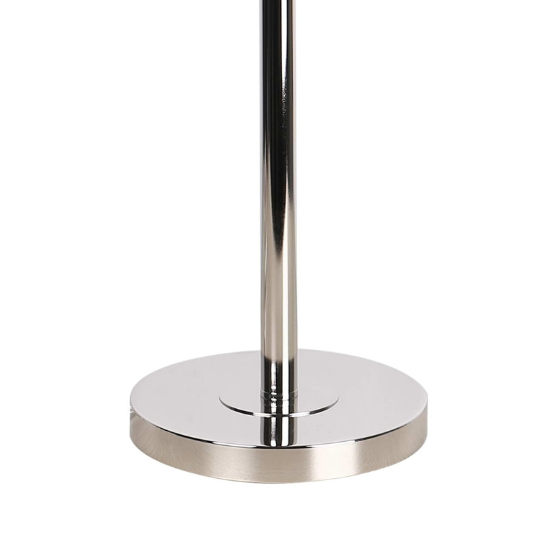 Lampe de table Crystal Elegance - nickel poli et cristal transparent - ensemble de 2