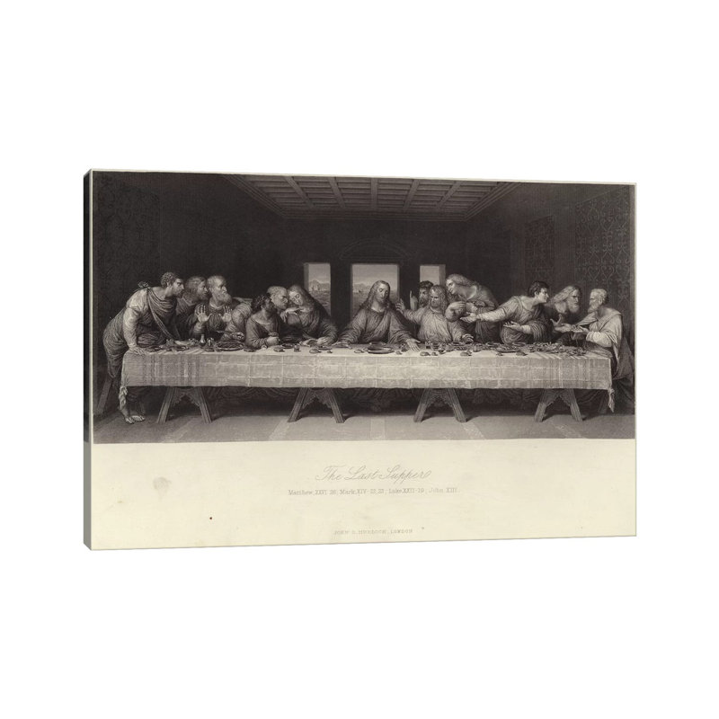 The Last Supper - Gallery-Wrapped Canvas Giclée, 12" H x 18" W