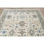 Tapis transitionnel beige en laine noué à la main 8 pi 11 po x 12 pi Oushak