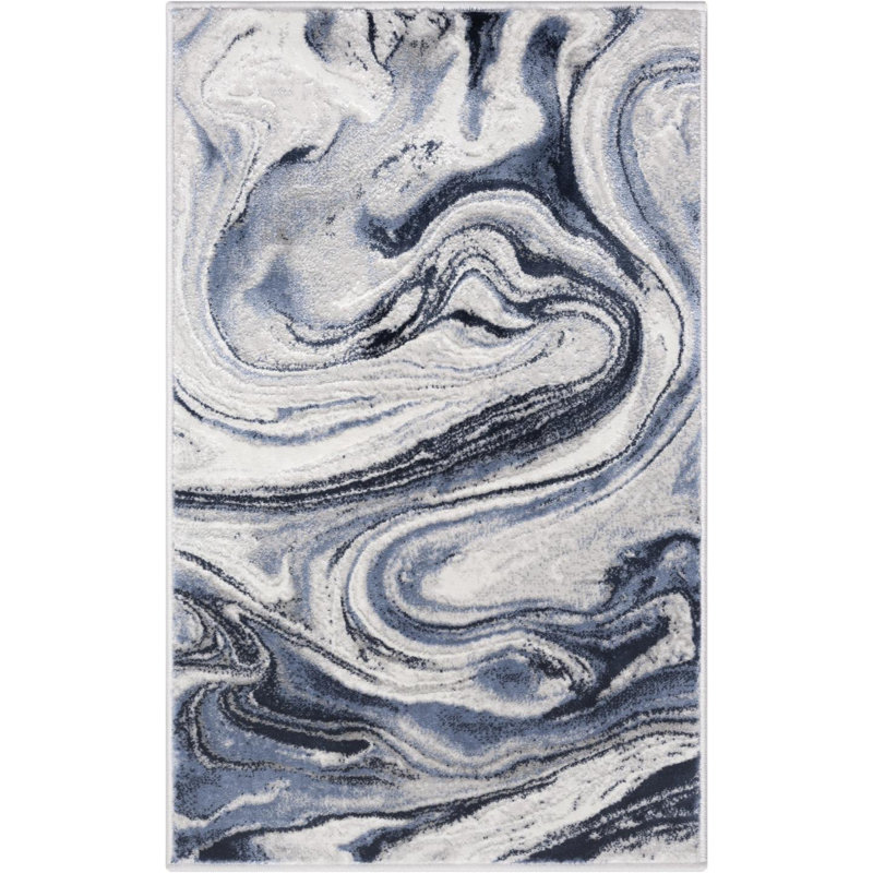 Janishia Abstract Indoor Rug, Rectangle 2' x 3'