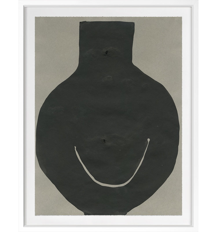 «Big Smile I» par Kate Roebuck - Peinture sur papier