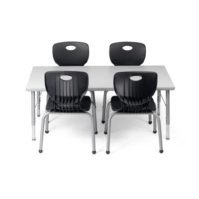 Table and Chair Set - NAAR 12" Chair - 24 X 48 Table - Large Legs
