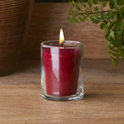 Bougie votive parfumée épicée