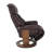 Upholstered Swivel Recliner - 360° Swivel, 147° Recline and Flip-Up Footrest