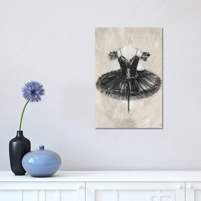 " Black Ballet Dress II " Painting