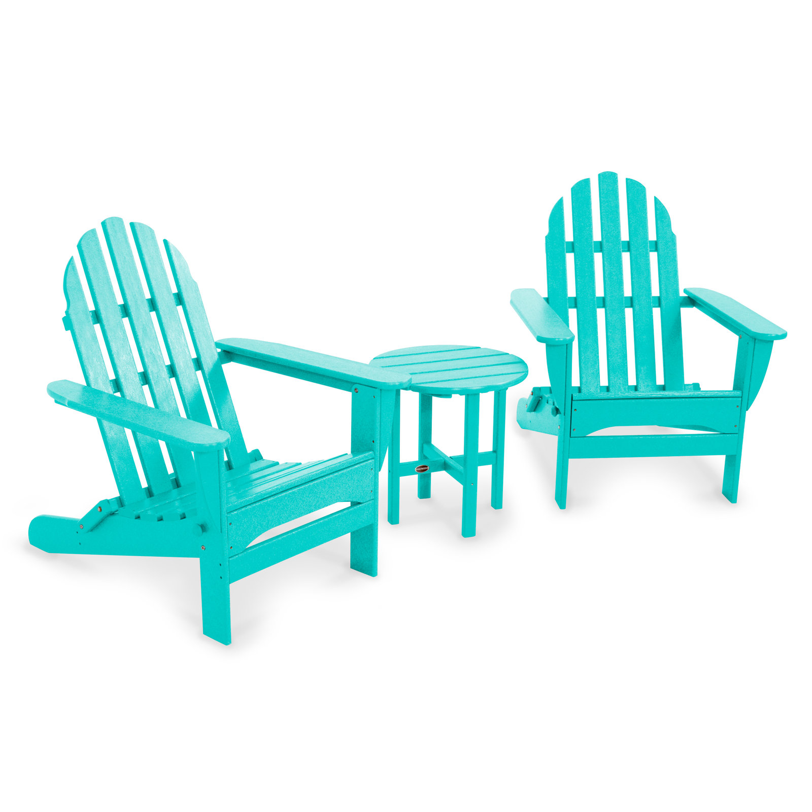 POLYWOOD® Vineyard 2-Person Patio Seating Group, Aruba