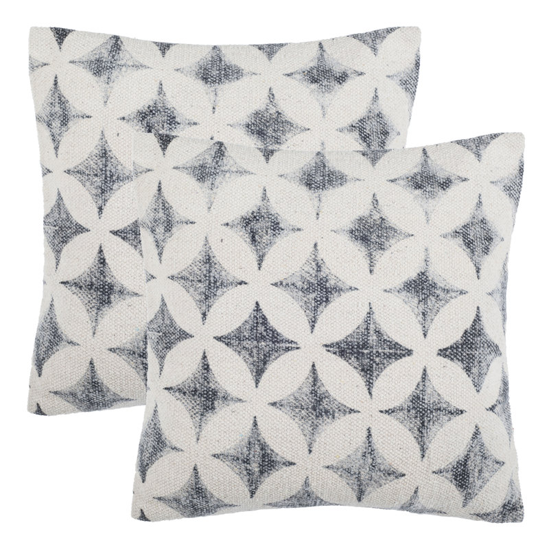 Kalen Cotton Reversible Throw Pillow