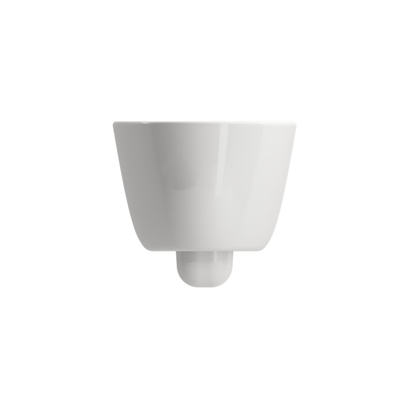 Milano Wall-hung Elongated Toilet Bowl, White