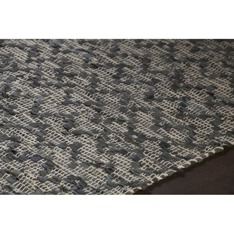 Tapis à chevrons gris, Tapis de couloir 2 pi 6 po x 7 pi 6 po