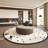 Semi-circular curved light luxury sofa