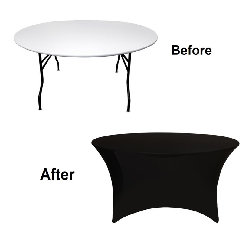 Ebonne Tablecloth, Black, 182cm W x 182cm L
