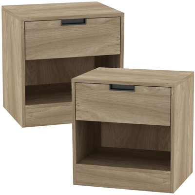 Skylir 45cm W Metal Bedside Table