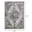 Tapis oriental gris en polypropylène tissé à la main Raghdah-1410136894