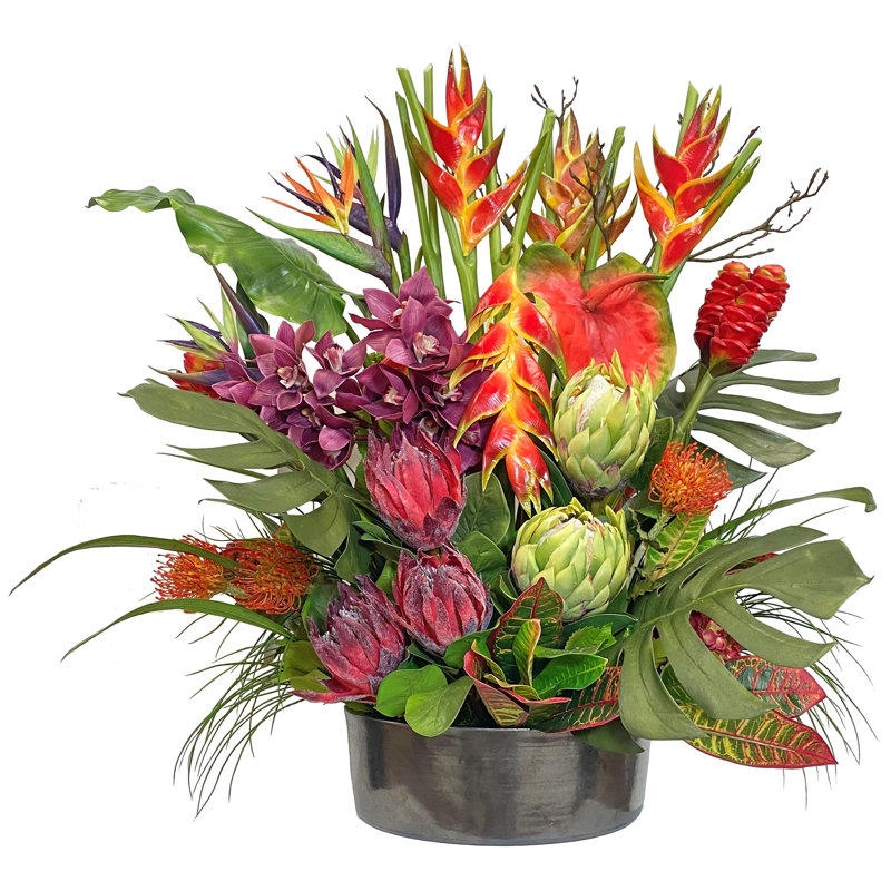 Pièce maîtresse tropicale