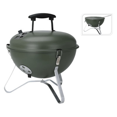 Arther Dakota Fields Single Burner Freestanding Charcoal Gas and Charcoal Grill