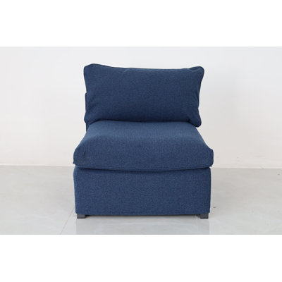  Navy Blue Armless Chair