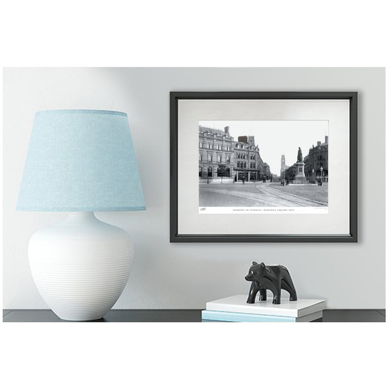 Barrow-in-Furness, Ramsden Square 1893 by Francis Frith - Single Picture Frame Print, 45cm H x 60cm W x 2.3cm D