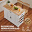 Chariot de service avec tiroir et tablettes Kitchen Island