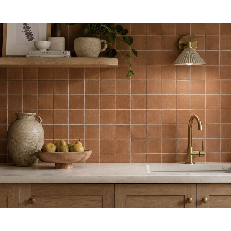 Saumon carré TerraClay, Brown