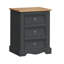 53cm W Solid Wood Bedside Table