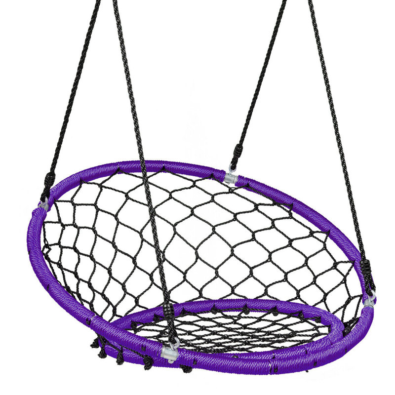 Freeport Park Trevino Web / Saucer Swing Swing Seat, Purple