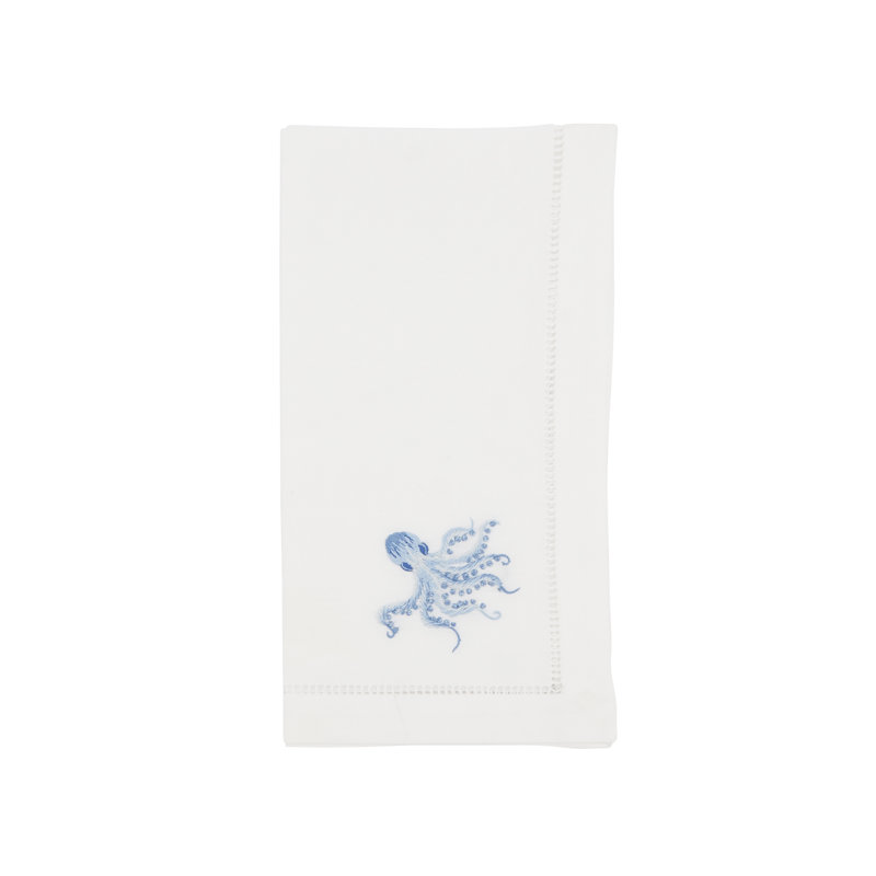 The Broderie Collection 100% Cotton Embroidered Rectangle Napkin