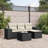 Vidaxl Garden Sofa Set Black, Cream White