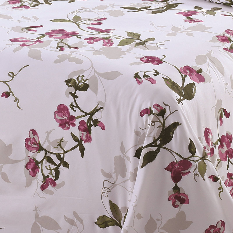 Ensemble de housse de couette à imprimé en rayonne de bambou 3 pièces Jiminez Home Bedding Essentials Cooling