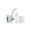 Deltana CF450U26 Window Lock, Casement Fastener, Reversible, 4-1/2" in Polished Chrome-1099328939