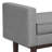 Scott 29"W Linen Fabric Contemporary Small Ottoman Bench with Raised Sides and Cushioned Seat-1811211749-1811211754