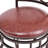 Guin Swivel Upholstered Faux Leather Counter Stool