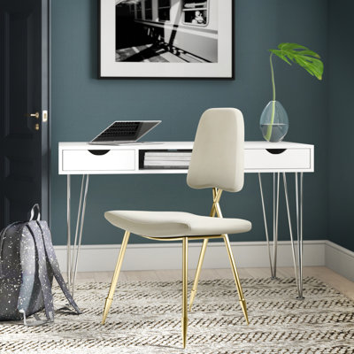 Chaise d'appoint rembourrée Ponder